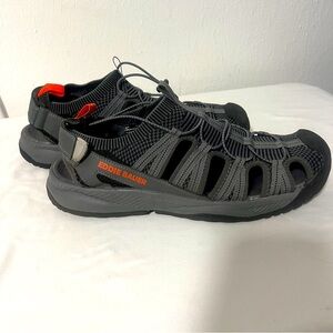 Eddie Bauer Men's Size 12M Lightweight & Bungee Laced Cedar Water Sandal EUC